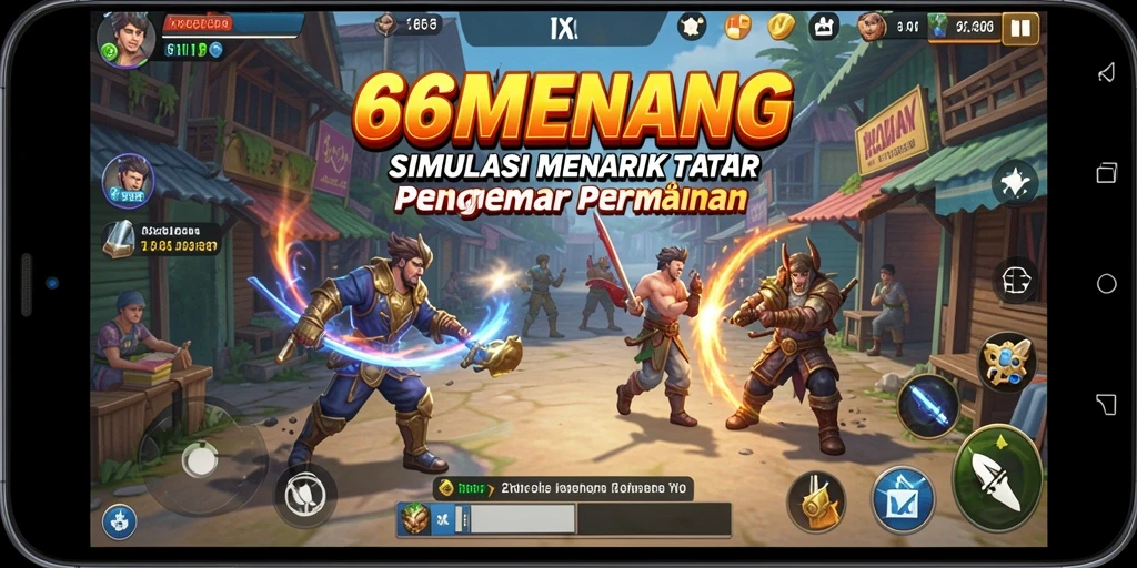 Tampilan menarik dari gameplay 66MENANG yang menantang.
