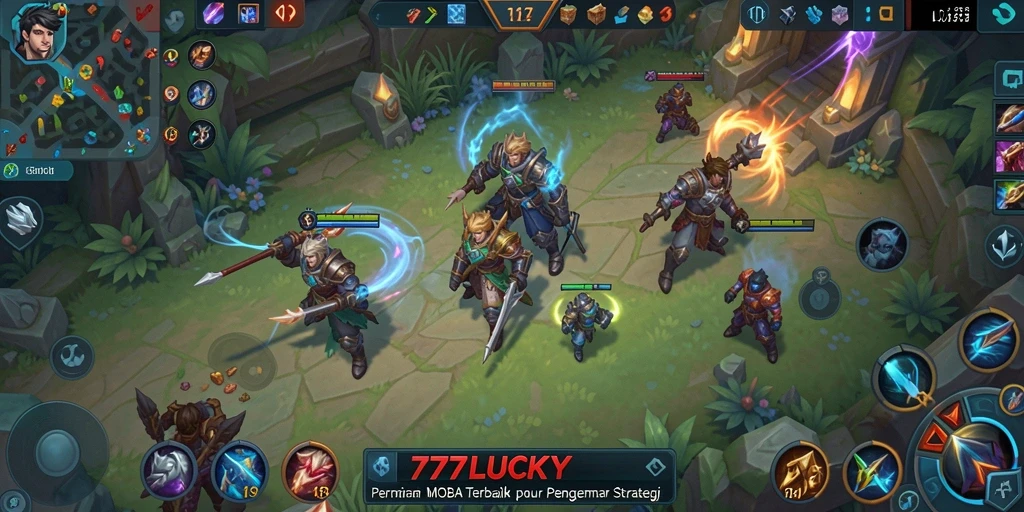 Tampilan menarik dari gameplay mendebarkan di 777LUCKY.