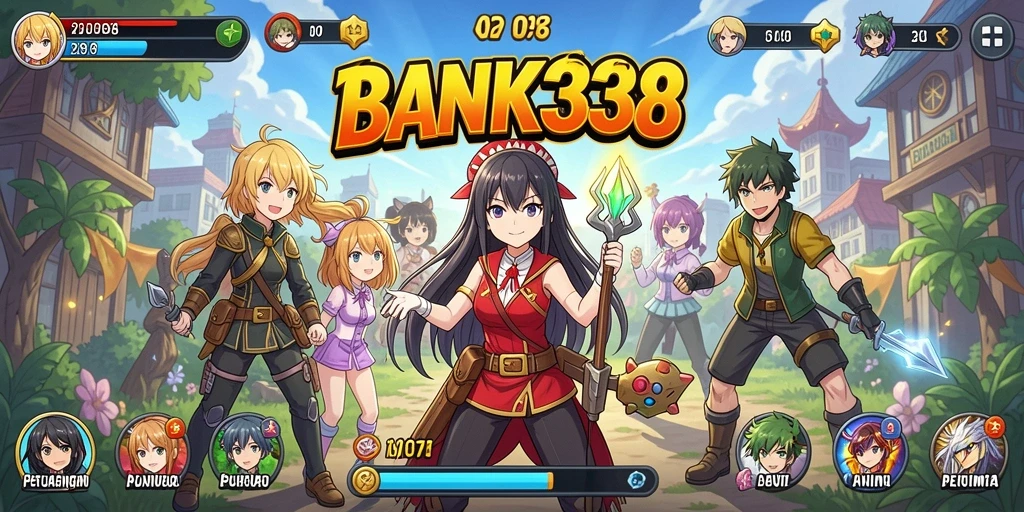 Tangkapan layar dari gameplay BANK338 yang penuh warna dan seru.