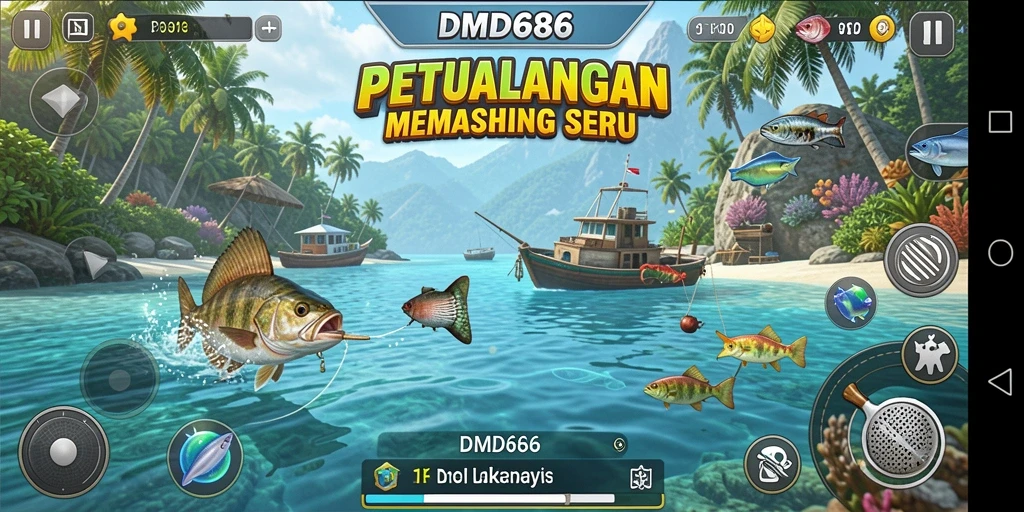 Gameplay memancing yang mendebarkan dan grafis memukau.