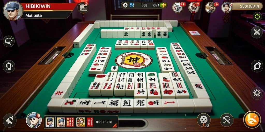 Gameplay seru HIBIKIWIN yang menampilkan tantangan Mahjong.