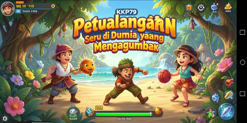 Screenshot KPK79 menampilkan aksi seru dalam perjalanan petualangan.
