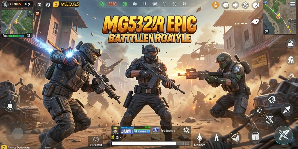 Tampilan gameplay MG525 yang menegangkan dan penuh aksi.