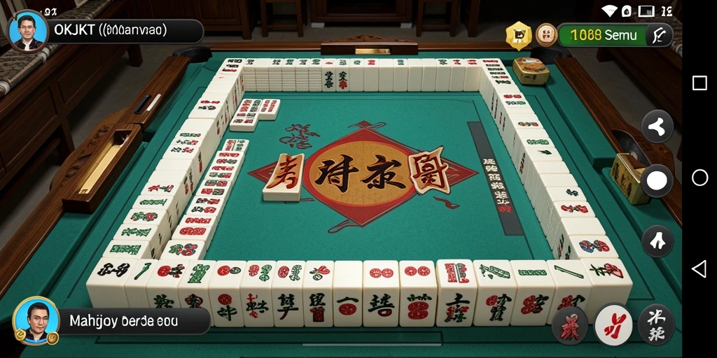 Tampilan menarik permainan Mahjong di OKJKT.