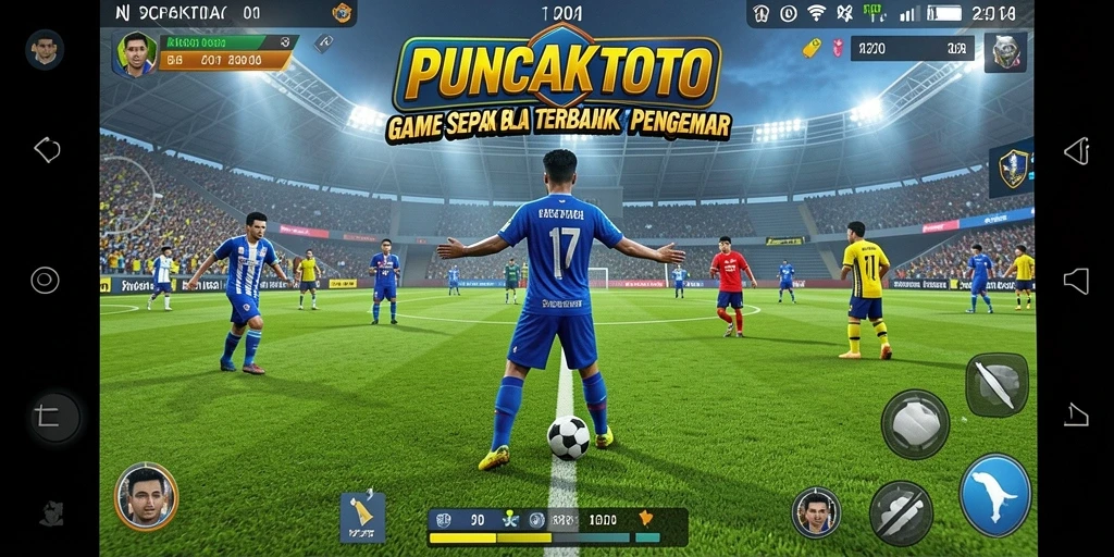 Gambaran menarik dari gameplay sepak bola di PUNCAKTOTO.