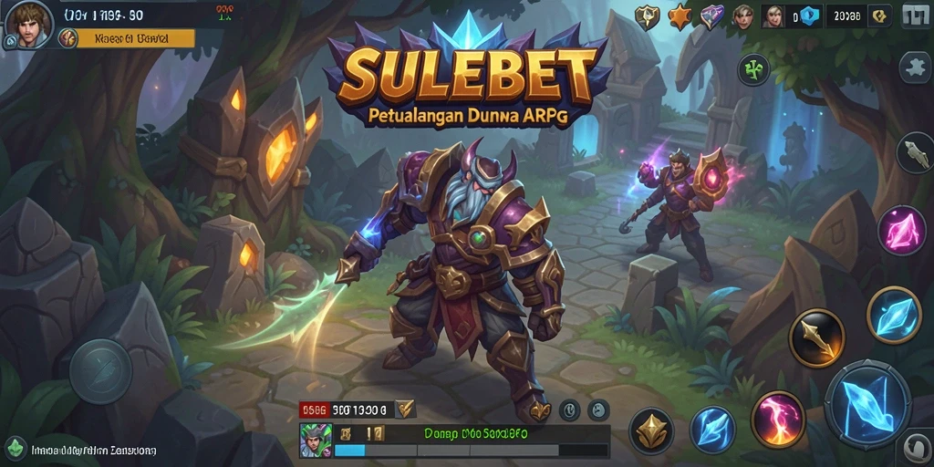 Screenshot utama SULEBET menampilkan aksi seru dalam gameplay ARPG.