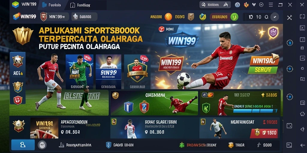 Tampilan gameplay WIN199 yang menarik untuk taruhan olahraga.